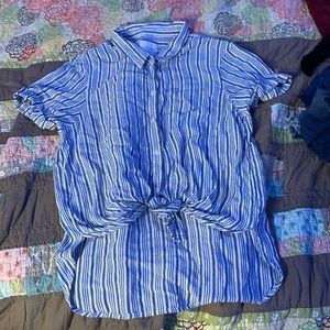 Striped Button Down Shirt